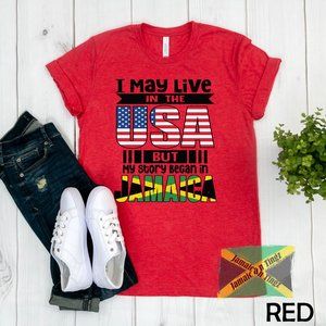 My Story Began In Jamaica Shirt,Fits Men and Women